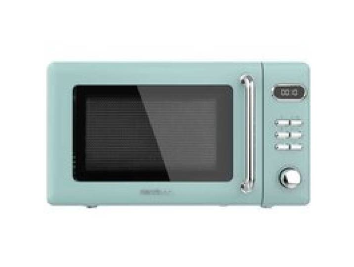 Cecotec Micro-Ondes Digital avec Grill Proclean 5110 Retro Vert. 20 L 700 W en 5 niveaux minuterie jusquà 60 min