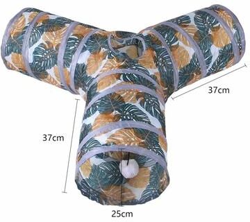 Uplift Picks Foldable Interactive Cat Tunnel Toy With Multiple Holes For Kittens And Rabbits f