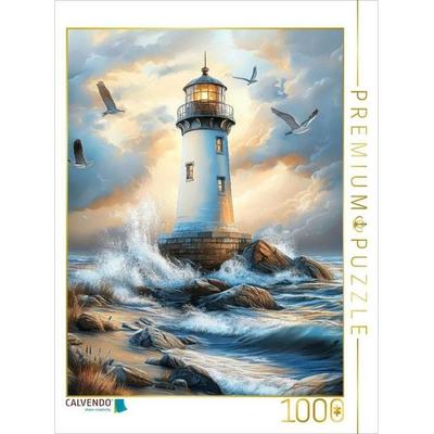 CALVENDO Puzzle Wegweiser der See - Ein Licht für Seefahrer | 1000 Teile Lege-Größe 64x48cm Foto-Puzzle für glückliche Stunden