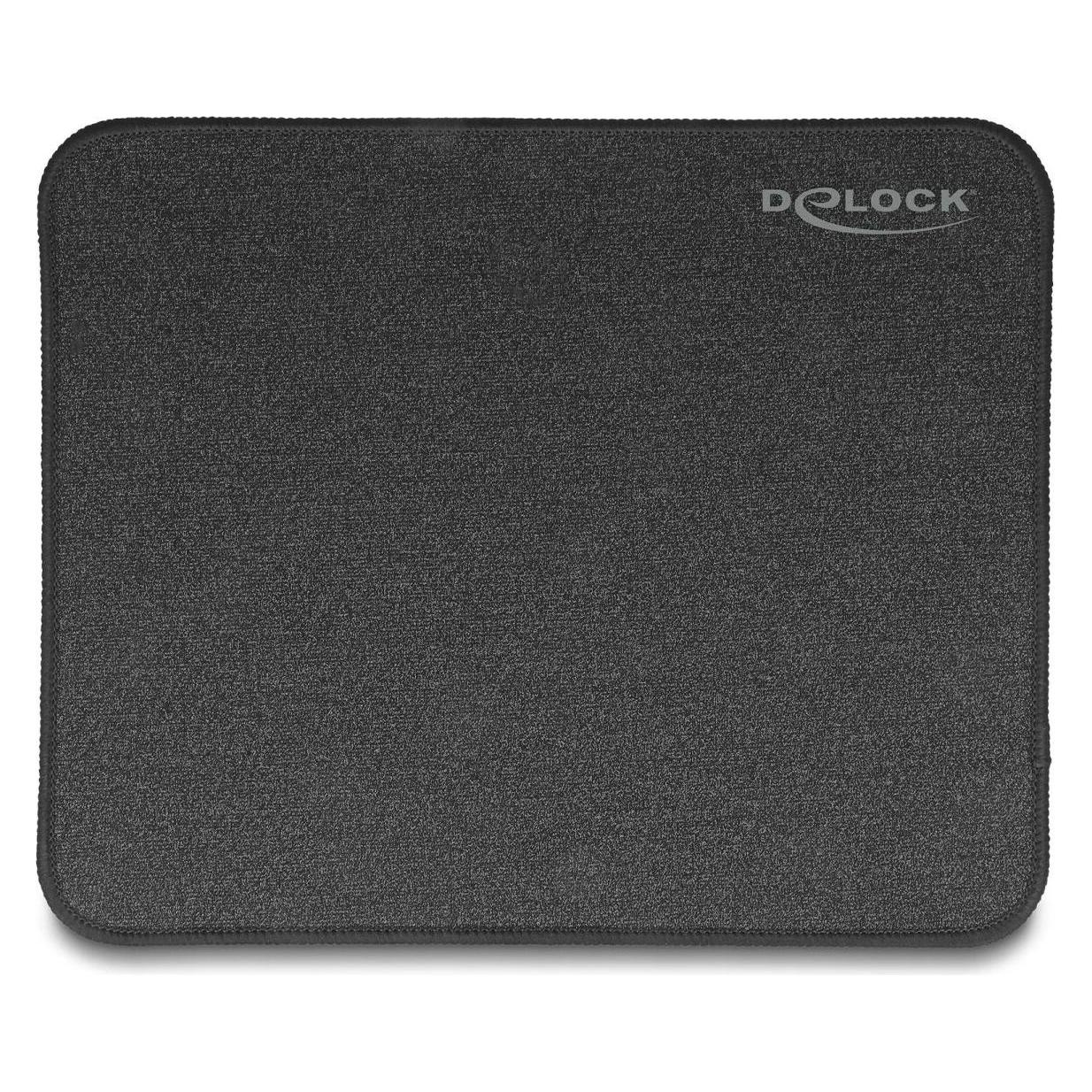 Delock Mauspad Glitzer-schwarz 300 x 245 mm (M) (12112)