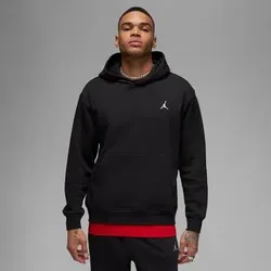 NIKE Herren Kapuzensweat M J ESS FLC PO, Größe M in Schwarz BLACK/WHITE