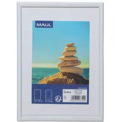 Bilderrahmen Maulart Kunststoff / Kunststoffglas 12,2x17,2cm weiß Packung mit 12 Stück