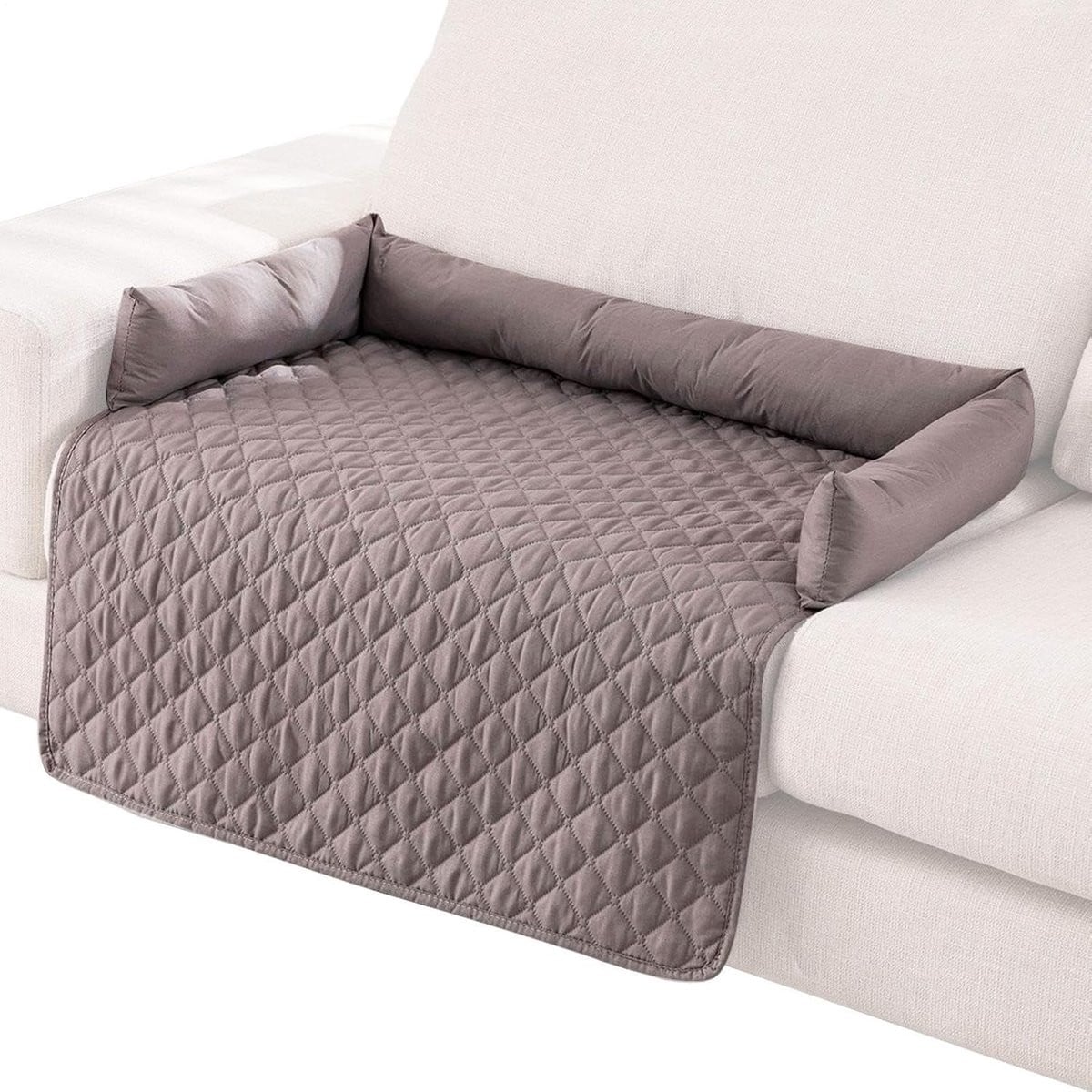 Bankbeschermer voor huisdieren - Waterdichte antislip hondenmat voor meubels - Grijs - 75 x 75 cm