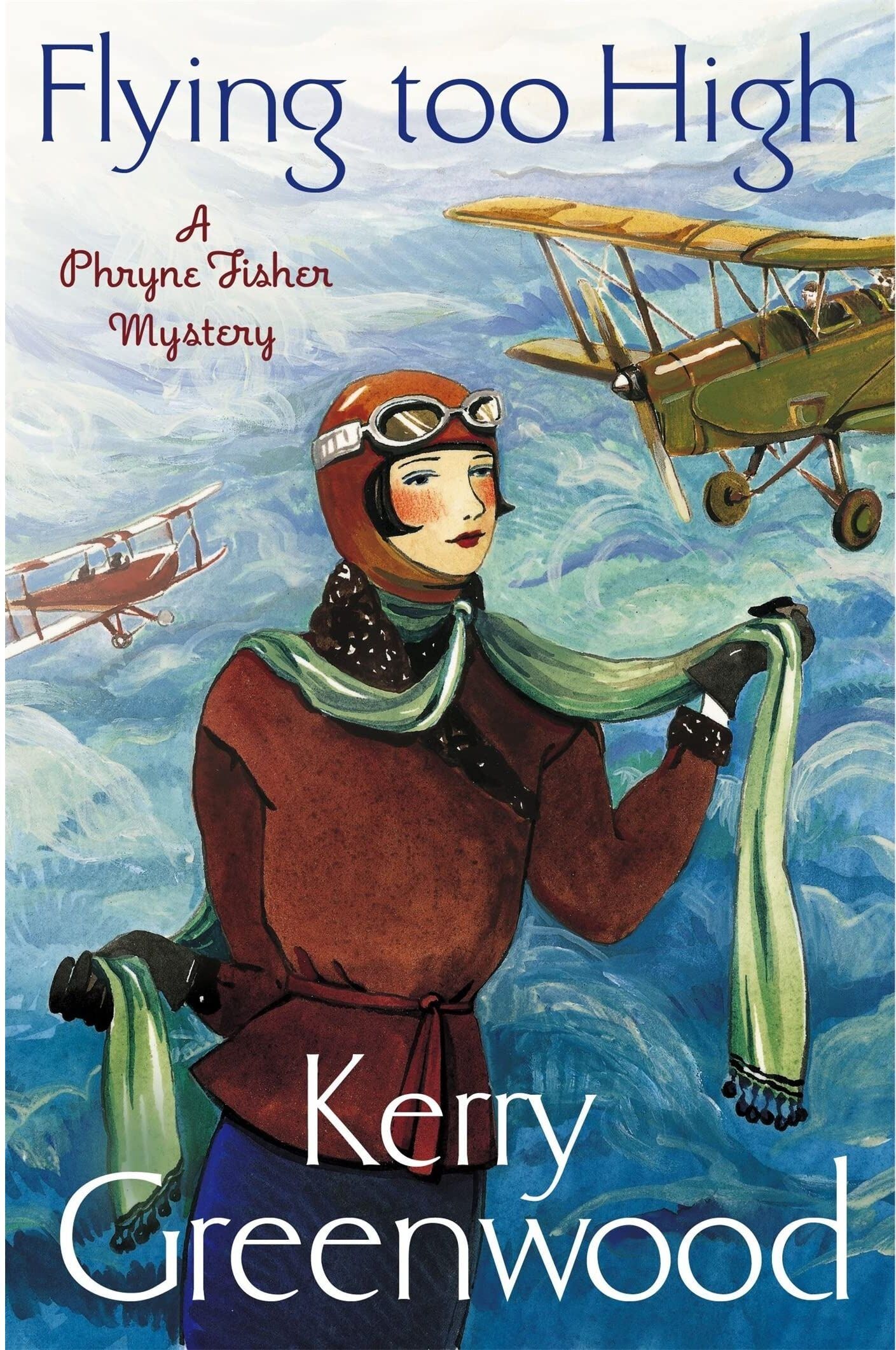Magna Large Print Books Flying Too High: Miss Phryne Fisher Investigates by Kerry Greenwood