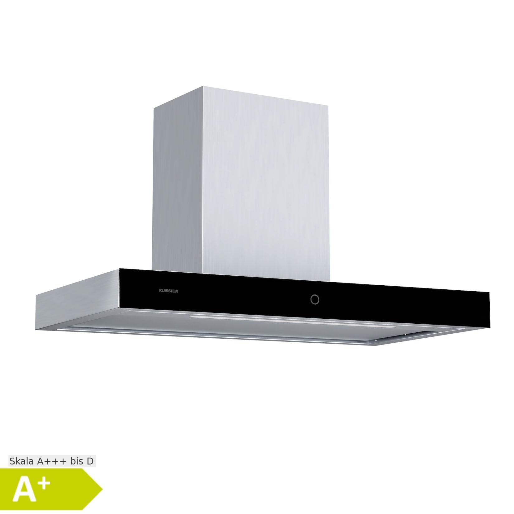 SmartEdge Dunstabzugshaube WiFi leise leistungsstark LED 530 m³/h EEK A+ Edelstahl
