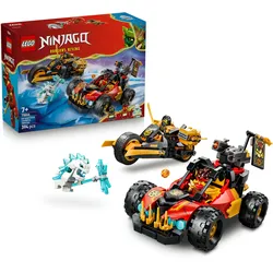 LEGO NINJAGO 71864 Kais und Coles Kombi-Flitzer, Bauset mit 3 Minifiguren