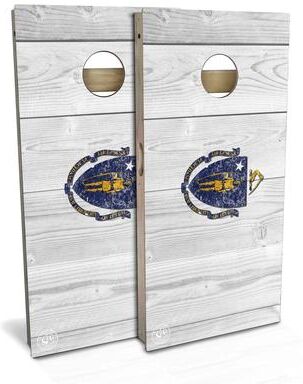 Skip's Garage Massachusetts Outdoor Cornhole Board Set