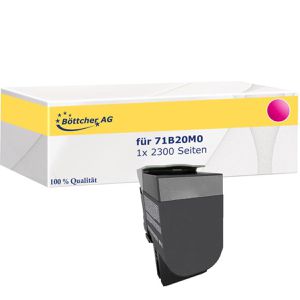 kompatibel für Lexmark 71B20M0 2300 Seiten magenta