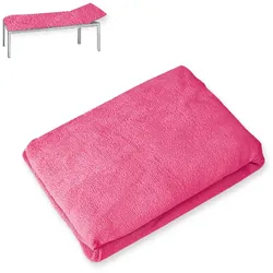 Liegenbezug aus Frottee pink 65 x 195 cm