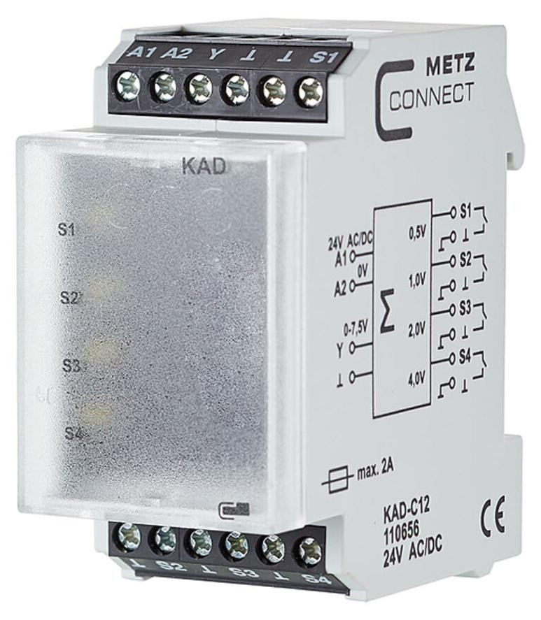 METZ CONNECT Analoge signaalomzetter KAD-C12, 24VAC/DC (110656)