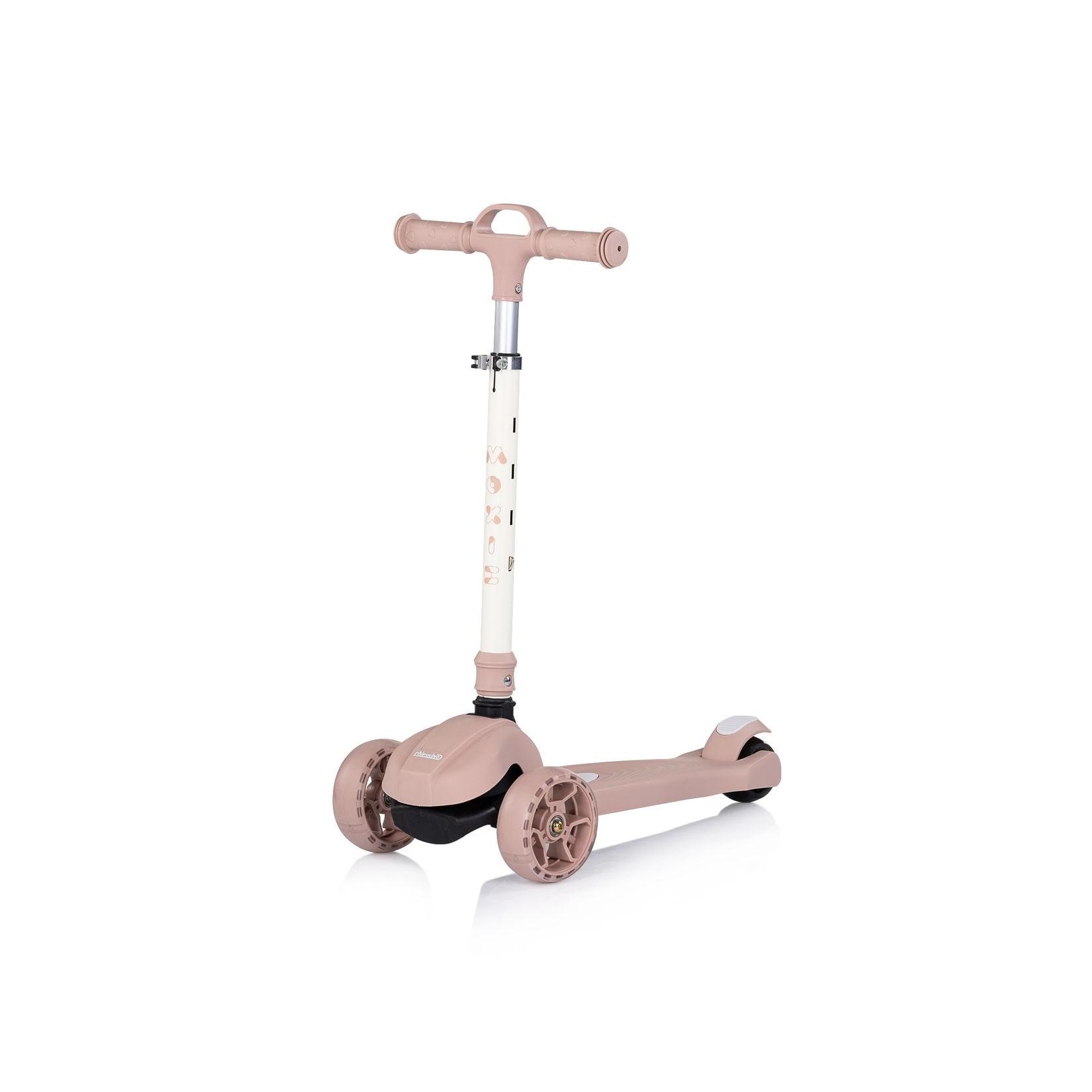 Chipolino Kinderroller Moxie Musik, Licht, klappbar, Tragegriff, 3-Räder, Bremse rosa