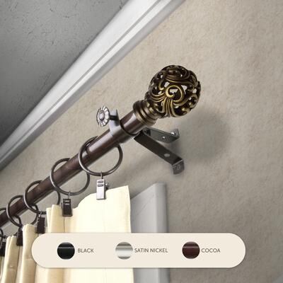 InStyleDesign Stella Adjustable Curtain Rod