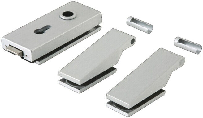 Ferrure de porte en verre STUDIO Classic LM LM anodisé argent PZ DIN L/R ; Dorma-Glas (81005215099)
