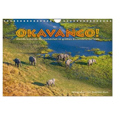 Okavango! Atemberaubende Naturschönheit im größten Binnendelta der Welt (Wandkalender 2027 DIN A4 quer), CALVENDO Monatskalender