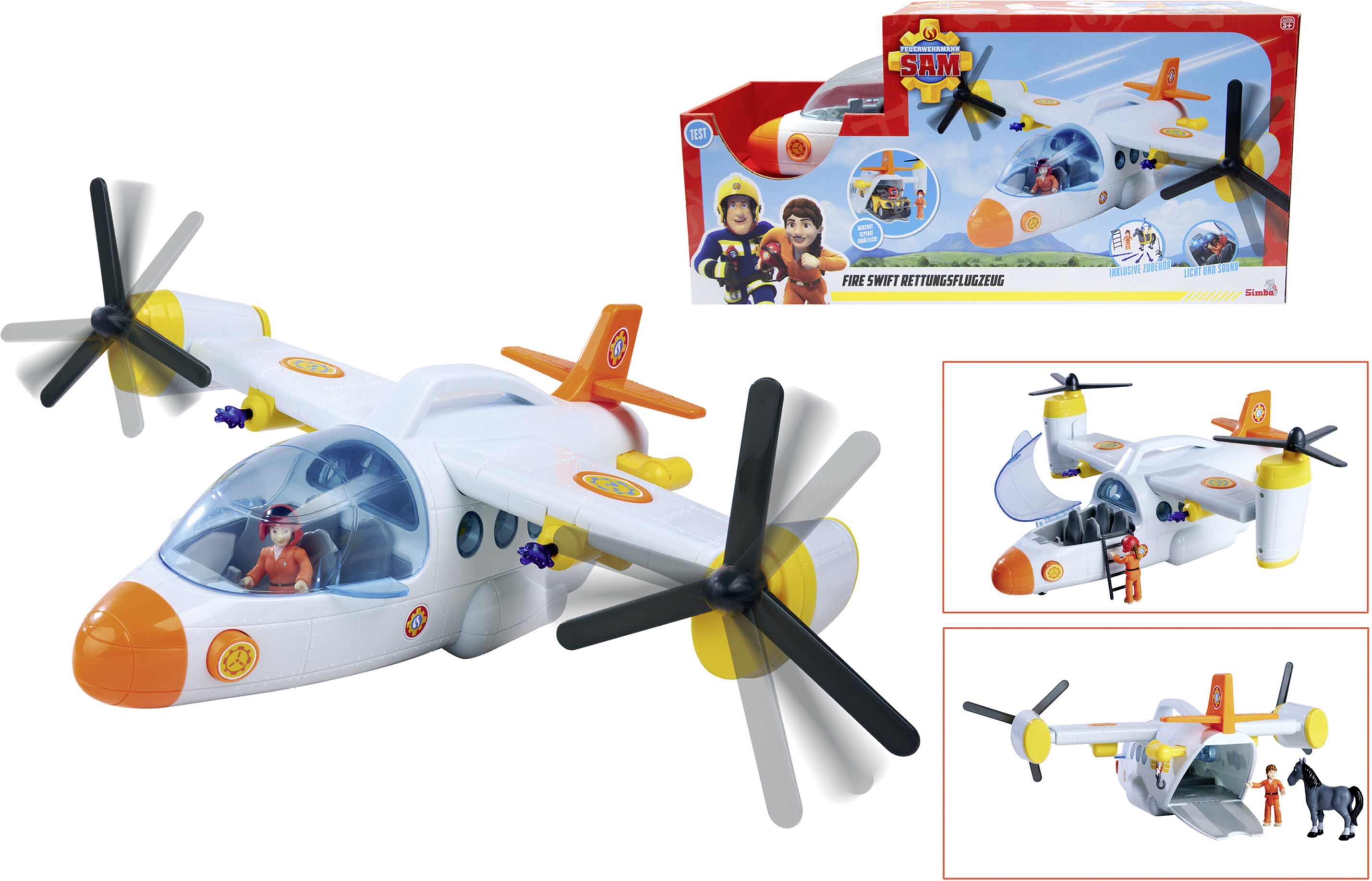 SIMBA Sam Fire Swift Rettungsflugzeug