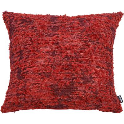 Dekokissen DONE. "PICASSO", rot (bordeaux), B:50cm H:1cm L:50cm, Kunstfaser, Polyester, Dekokissen_Sitzkissen_Kissenhüllen, Jacquardgewebt
