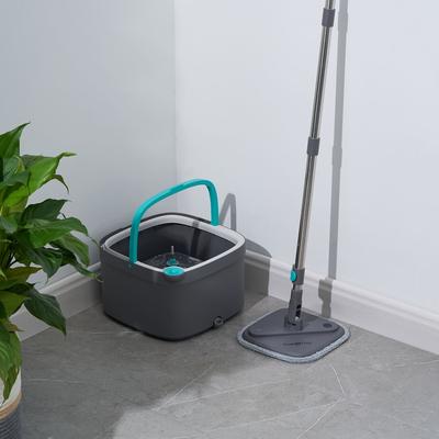 True & Tidy TrueClean Mop and Bucket System in Gray