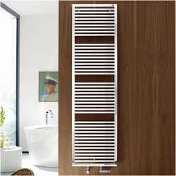 Zehnder Design-Heizkörper Universal HU-150-060 Inox Look, 1483x30x600 mm, Pulverlackierung, montagefertig mit Wandkonsolen
