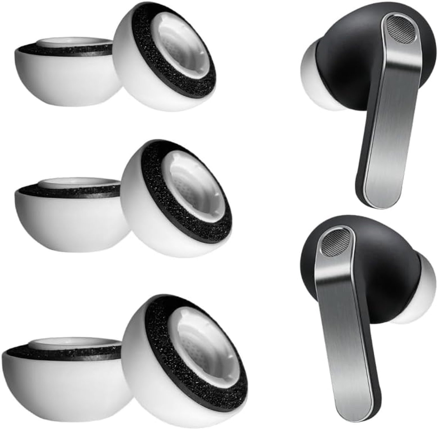 Memory-schuim oordopjes voor Samsung Galaxy Buds4 Pro (S/M/L)