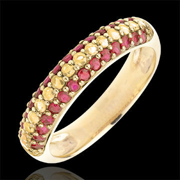 Edenly Ring Spanien - Gold mit Edelsteinen