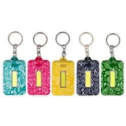 FLIPO® Taschenlampen- Schlüsselanhänger 3 Leuchtmodi 5 Stück