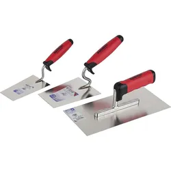 rostfreies HAROMAC Kellen-Set 3-teilig (2-K-Griff, Mauererkelle, uvm.)