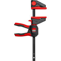 Einhandzwinge mit drehbarem Griff M, EZ360M-15 schwarz/rot, 150 / 60