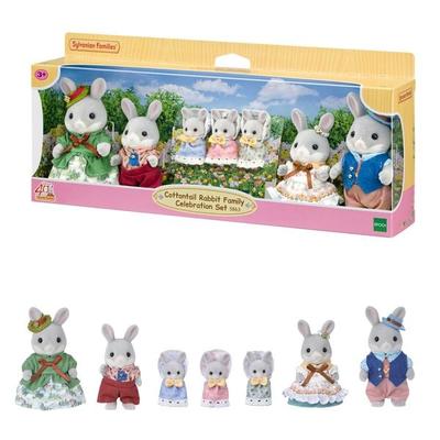 Sylvanian Families 5863 - Waldkaninchen Familie Festtagsset, 40. Jubiläum