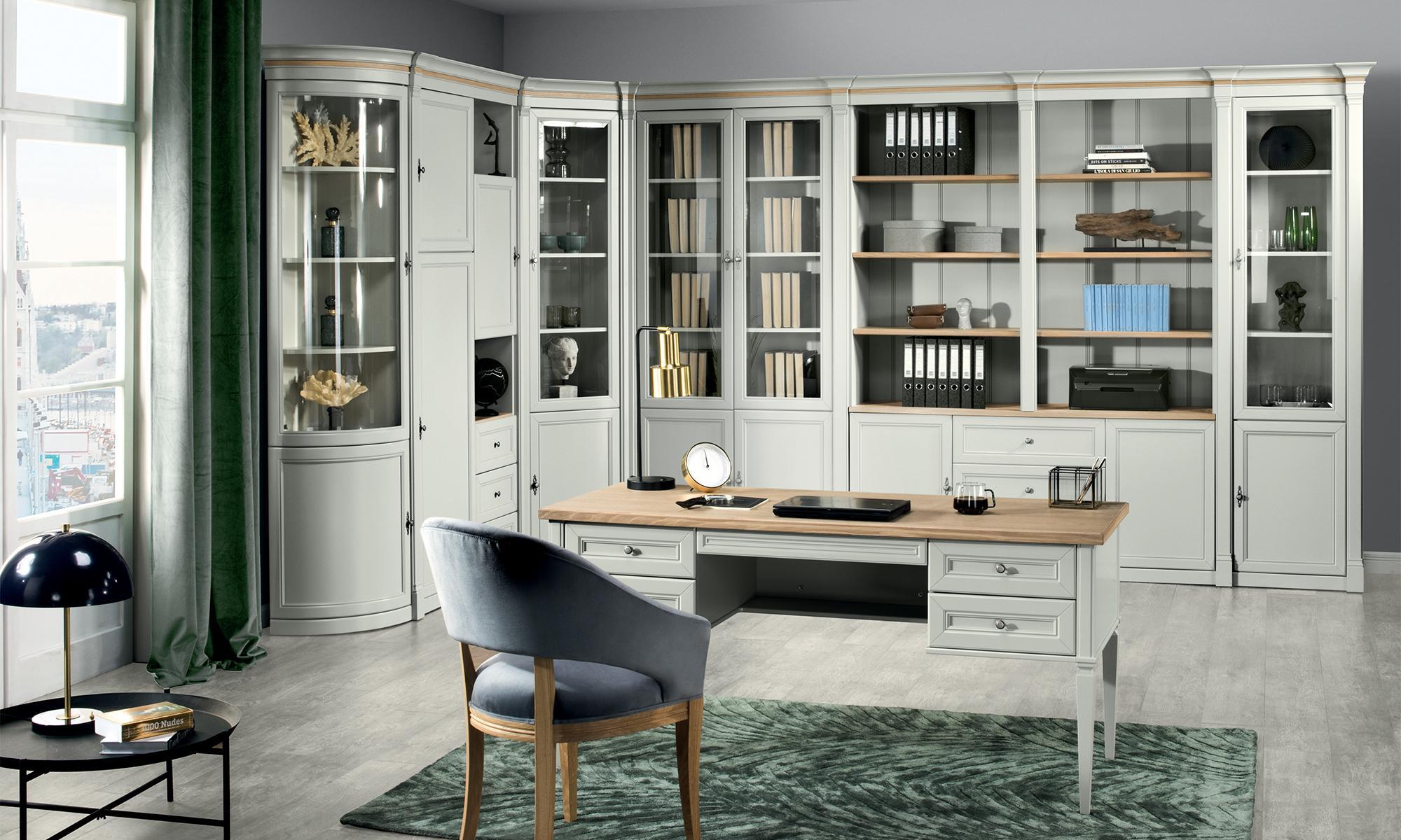 Büro Schrank Wand Eckschrank Holz Luxus Möbel - einholen - Andere Größe