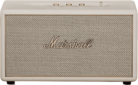 Altavoz estéreo - Marshall Stanmore IV, 110W, 1 woofer clase D de 60W y 2 tweeters 25W, BT, AUX RCA, Crema