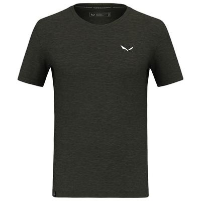 Salewa - Eagle Minilogo Alpine Merino T-Shirt - Merinoshirt Gr 48 grün