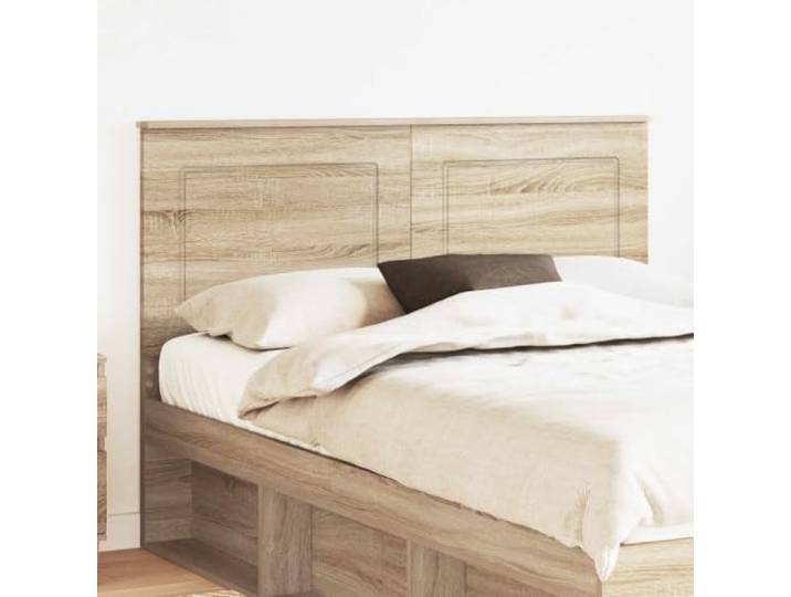 Kopfteil Sonoma Eiche 100 cm aus Ingenieursholz, verstellbares Kopfteil in minimalistischem Design, pflegeleicht und wandmontierbar.
