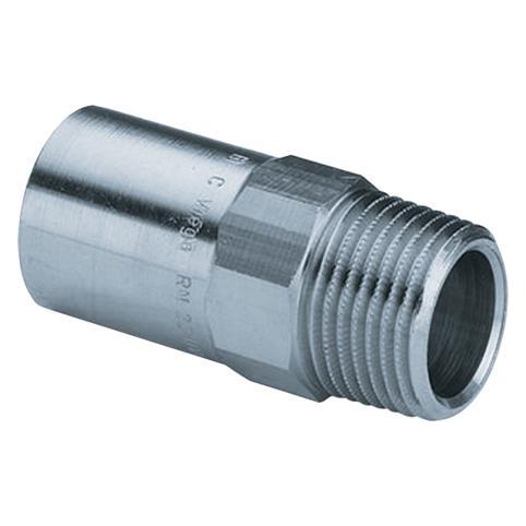 Viega Prestabo indstiksstykke 28 - 1" nippel - nippel af ulegeret stål (642099)