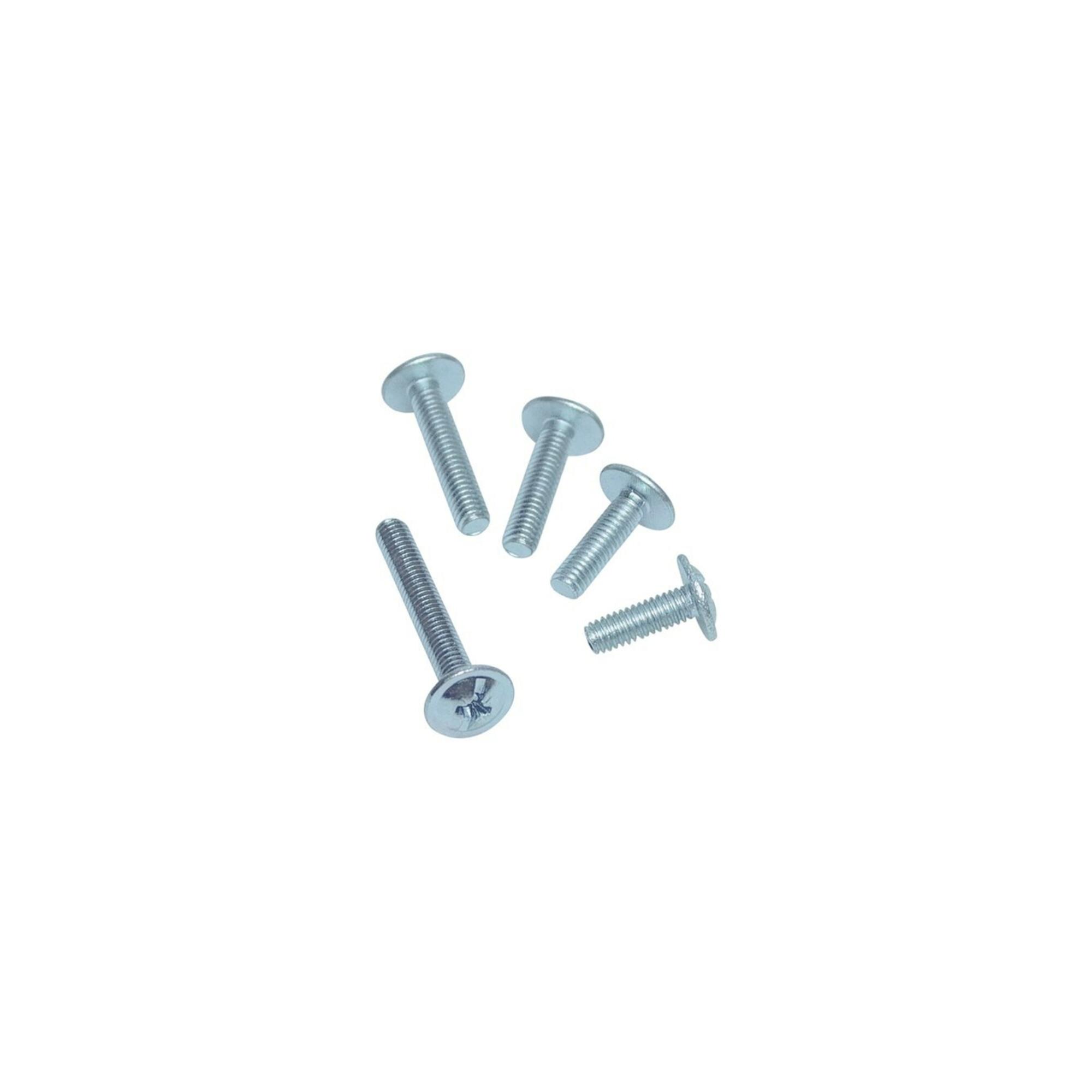 Hettich MB-Befestigungsschraube 71856, M4x45mm Kreuz- und Doppelschlitz Stahl, verzinkt)
