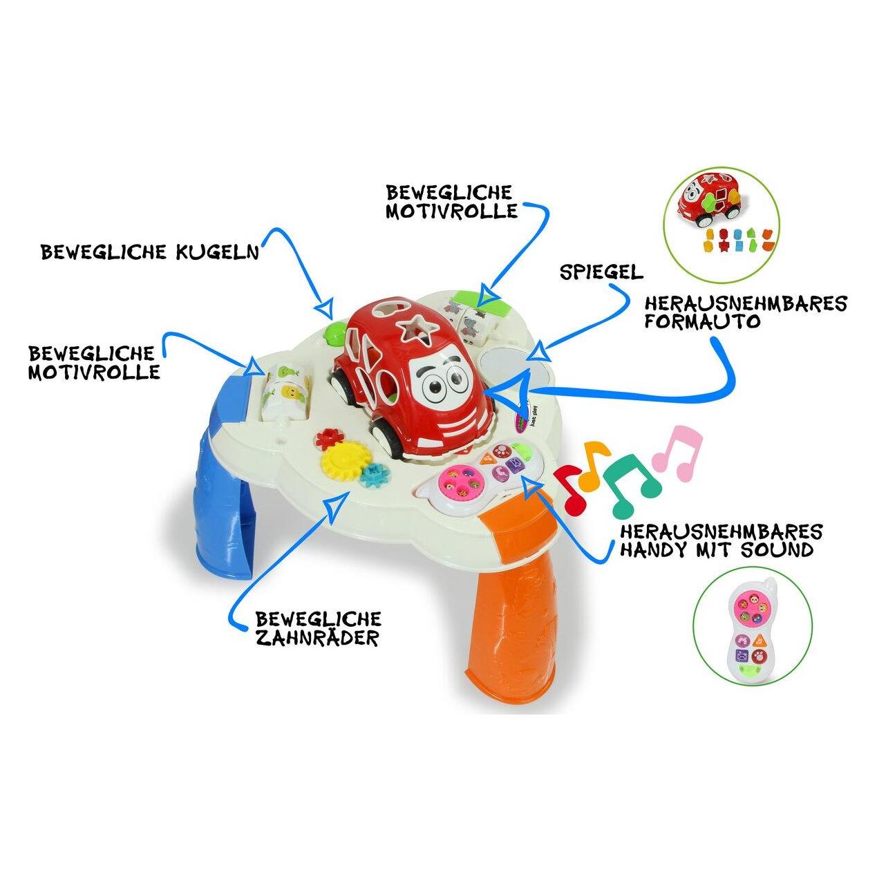 Jamara Spieltisch mit Formauto und Handy (460951)
