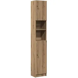 vidaXL Badschrank Artisan-Eiche 32x25,5x190 cm Holzwerkstoff