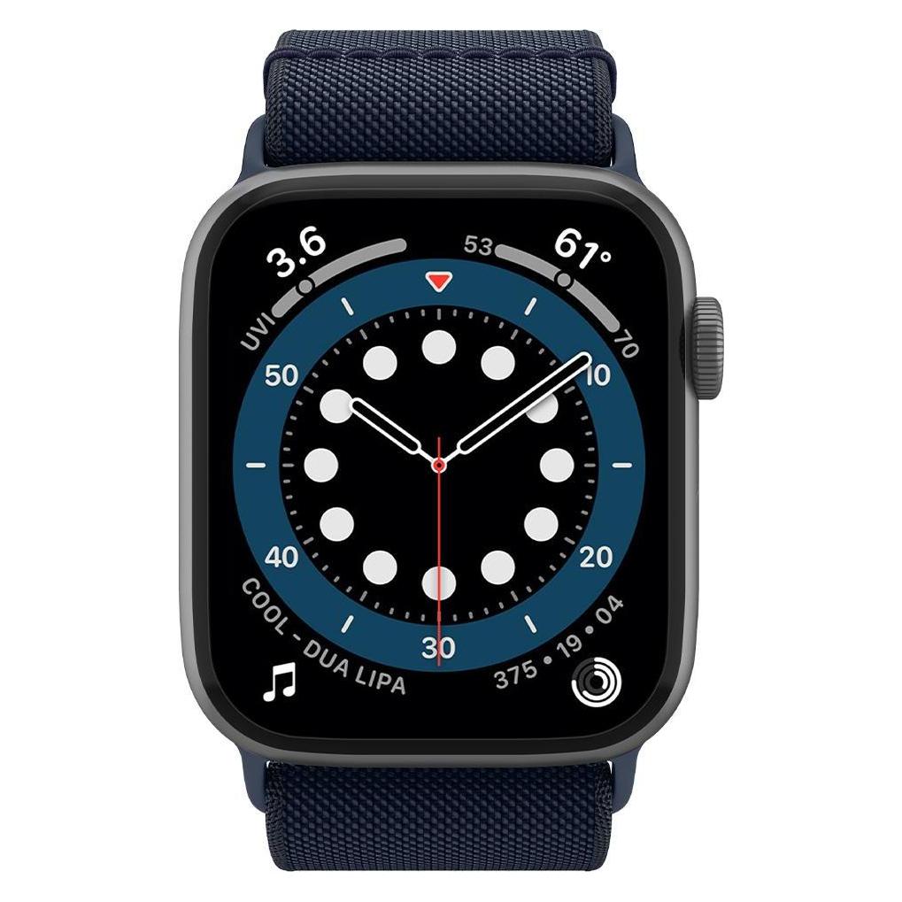 Spigen Fit Lite Band für Apple Watch Series 42, 44, 45, 49 mm - navy (42 mm, 44 mm, 45 mm, 49 mm) (AMP02287)