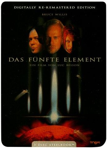 Luc Besson - Das fünfte Element - (Re-Remastered Edition, 3 DVDs im Steelbook) - Preis vom 19.10.2026 19:33:35 h