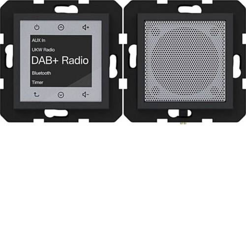 Hager Unterputz-Radio Nachtschwarz (matt) WAN6110BM 1St.