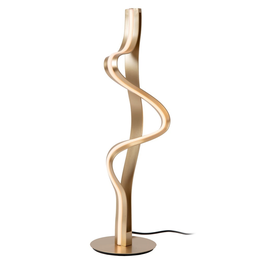Tafellamp Lambada krul goud Premium by Lucide