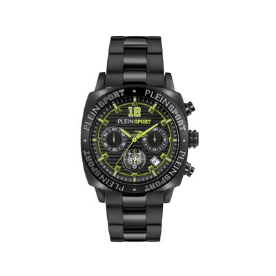 Luxusuhr PLEIN SPORT "Wildcat Chrono", schwarz (02, schwarz), Armbanduhren, Herren