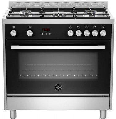 Ⓜ️🔵🔵🔵 LA GERMANIA FTR965EXT - Cucina 5 fuochi gas, forno elettrico multifunzione, 90x60