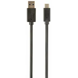 Gembird CCP-USB3-AMCM-1M USB Kabel USB 3.2 Gen 1 (3.1 Gen 1) USB C USB A Schwarz