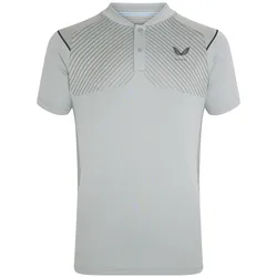 Castore Polo Pinnacle LVS Engineered, grau