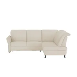 Polstermöbel Oelsa Ecksofa  Mallorca , creme , Maße (cm): B: 258 H: 92 T: 198.0