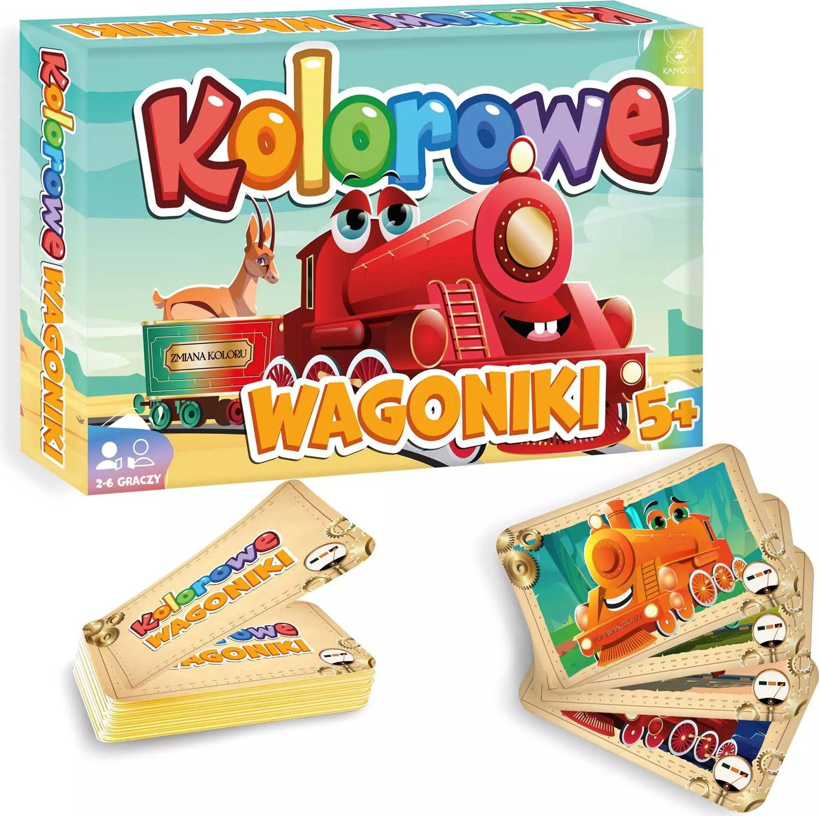 Kangur Gra Kolorrijke Treintjes