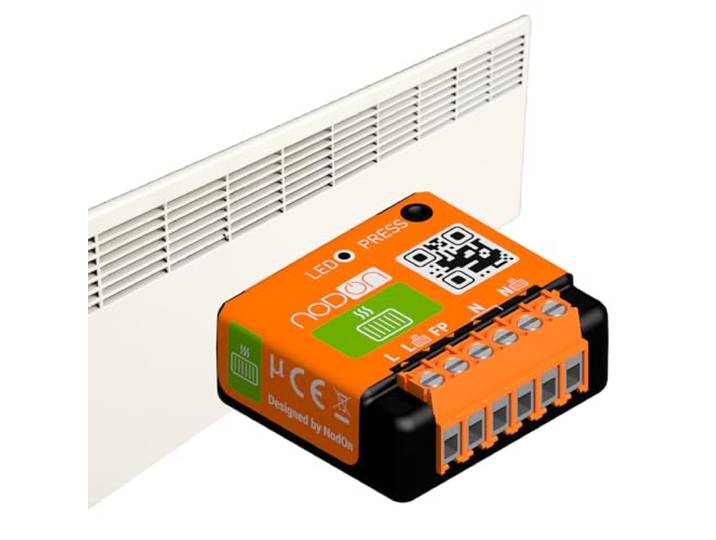 Nodon - EnOcean Module Chauffage Fil Pilote Mesure de Consommation d’Energie - Gestion du Chauffage Pièce par Pièce - Compatible avec Jeedom\, eedomus\, MyUbiwizz