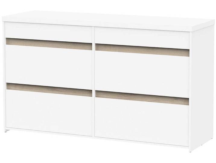 Schubkasten-Unterbau DEMEYERE GROUP, weiß (weiß, neutral), B:154,5cm H:89,2cm, Holzwerkstoff, Schränke, Schubkasten-Unterbau