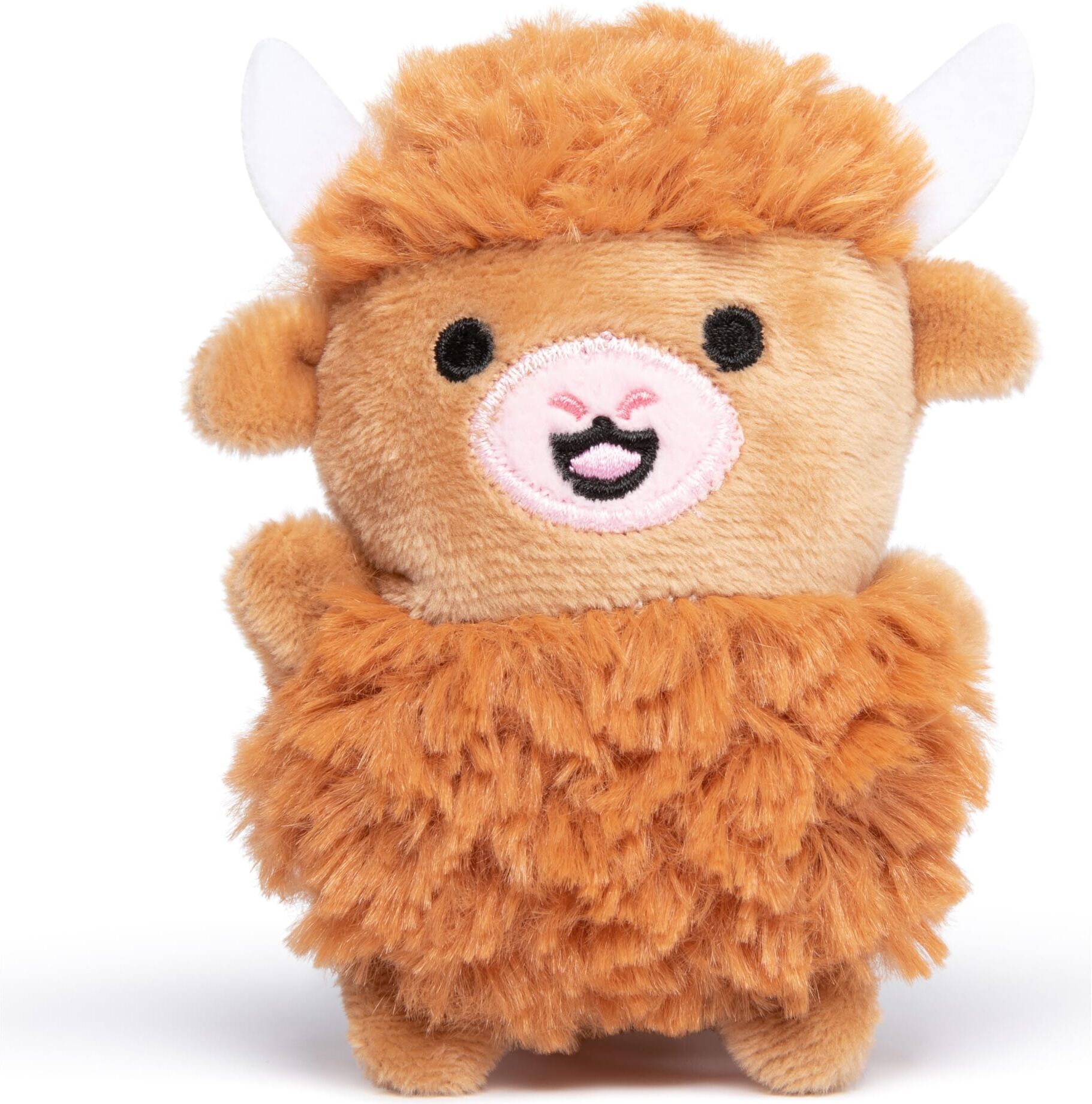 Relatable Emotional Support Highland Cows Plush Set – 5 Plushies with Basket for Kids