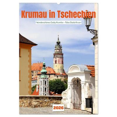 Krumau in Tschechien - Wunderschönes Cesky Krumlov (Wandkalender 2026 DIN A2 hoch), CALVENDO Monatskalender
